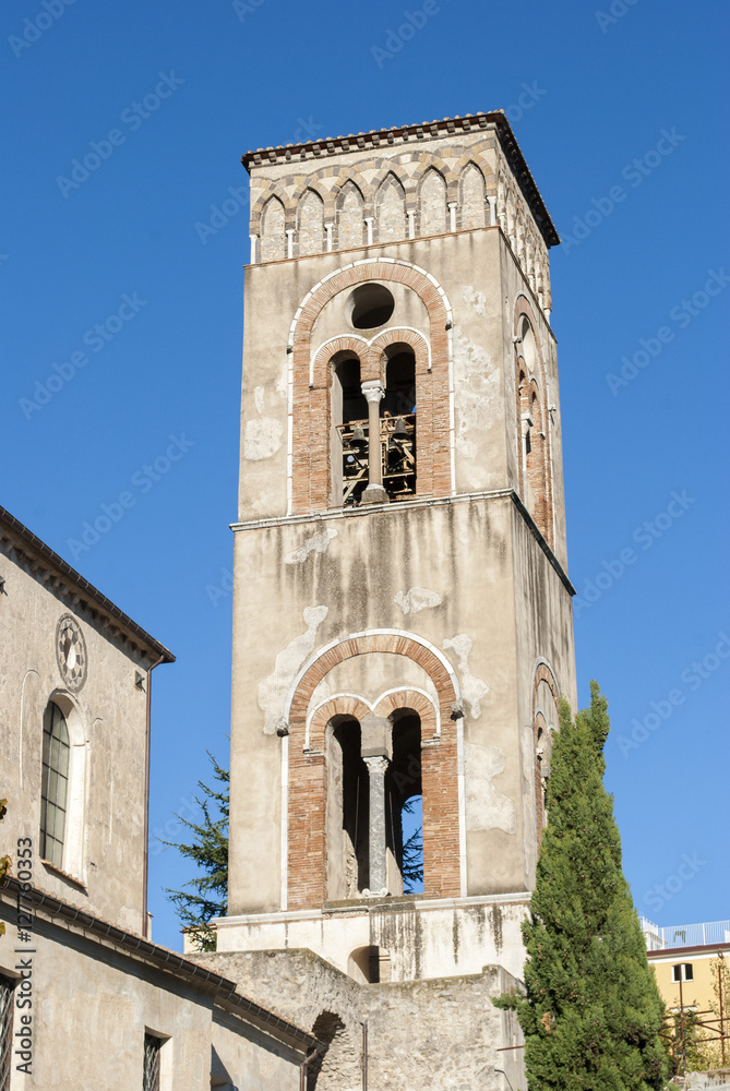 Bell tower Church of Ravello village