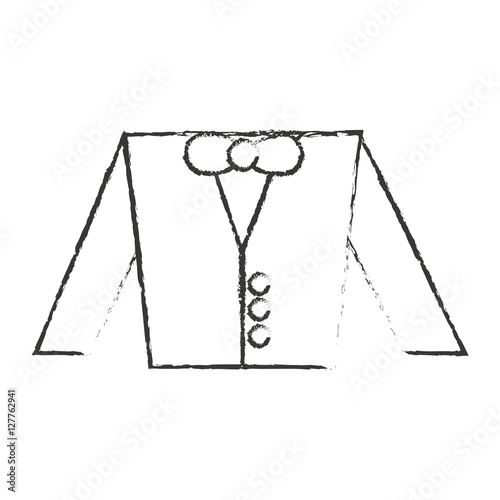 cloth icon. Hipster style vintage retro fashion and culture theme. Isolated design. Vector illustration