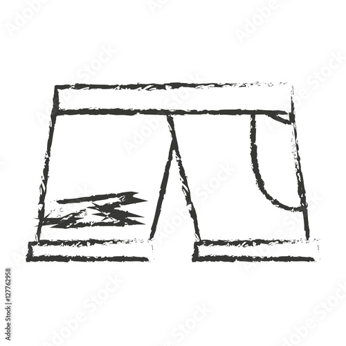 cloth icon. Hipster style vintage retro fashion and culture theme. Isolated design. Vector illustration