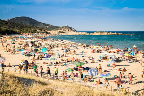 The wonderful beaches of bay Chia, Sardinia, Italy. © isaac74