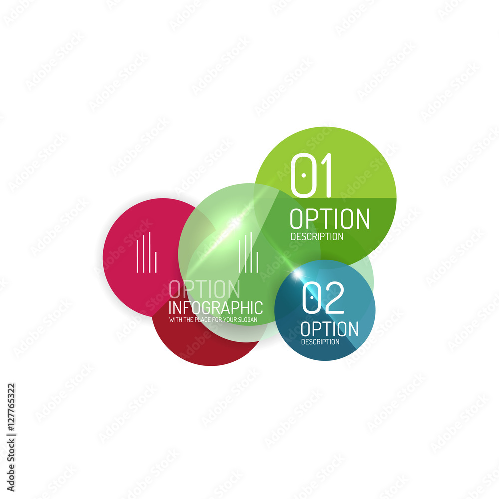 Vector business infographics, option select Vector business infographics, option select