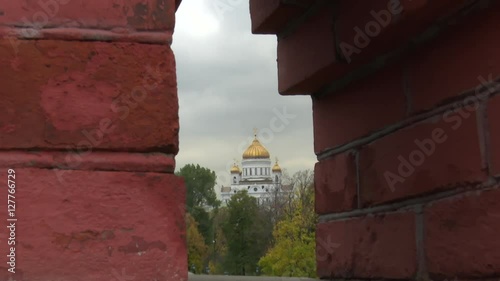 Cathedral of Christ the Saviour from Kremlin wall