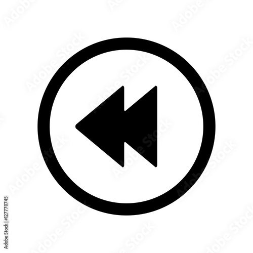 Free Download Play inside circle icon. Cinema movie video film and media theme. Isolated design. Vector illustration - GFXLoad