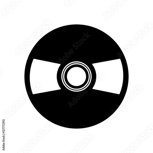 Cd device icon. Cinema movie video film and media theme. Isolated design. Vector illustration