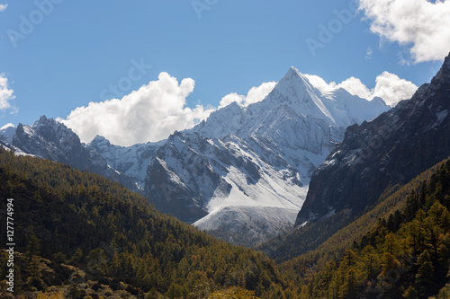 China Tibet Snow Mountain Peak