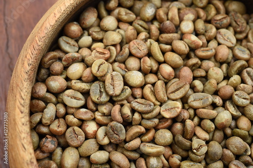 Close up of coffee beans for background