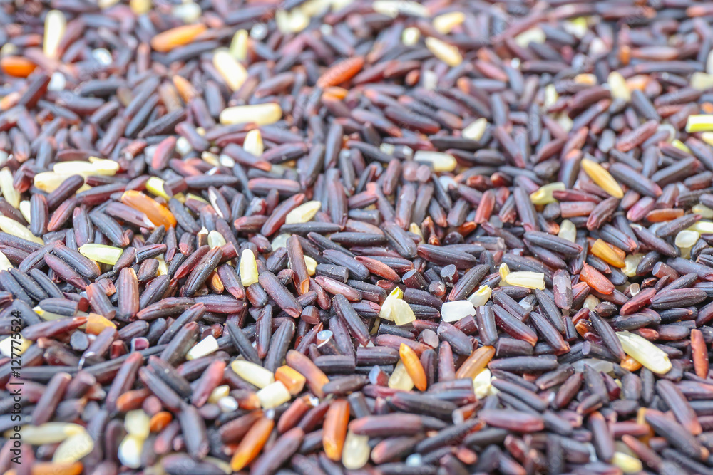 Top view of rice berry for background. Top view of rice berry for background.
