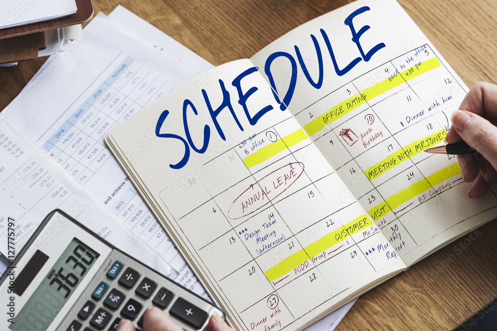 Schedule Activity Calendar Appointment Concept Schedule Activity Calendar Appointment Concept