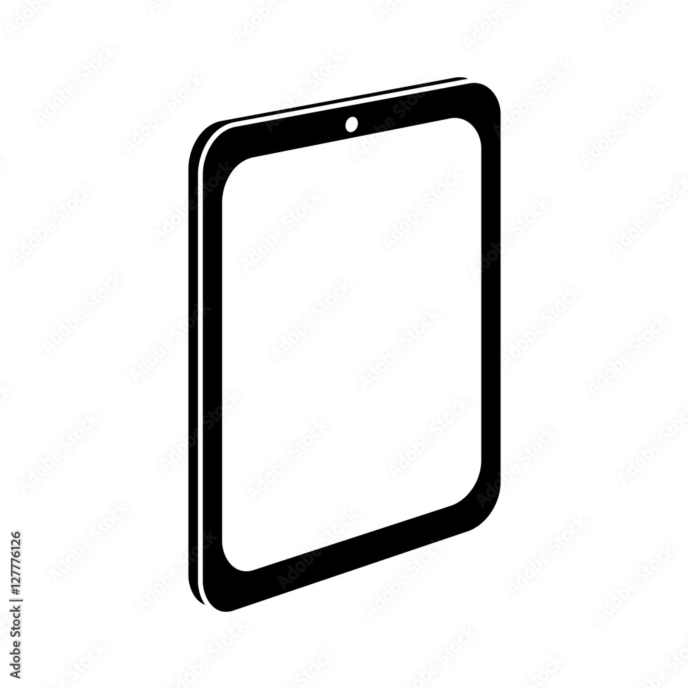Tablet icon. Device gadget technology and electronic theme. Isolated design. Vector illustration Tablet icon. Device gadget technology and electronic theme. Isolated design. Vector illustration