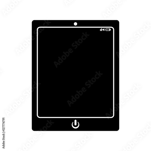 Tablet icon. Device gadget technology and electronic theme. Isolated design. Vector illustration