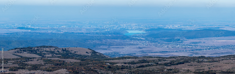 Naklejka premium View of the lower plateau Chater-Dag