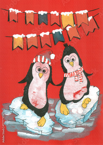 Happy New Year Pinguins