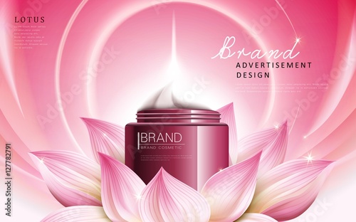 lotus essence cream ad