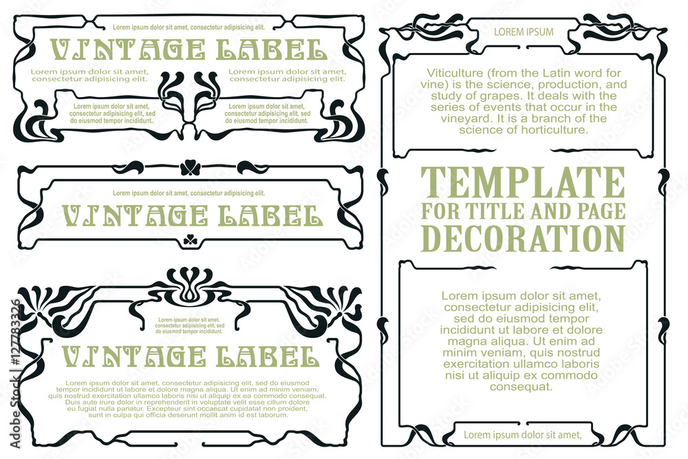 Vector template advertisements, invitations or other flyer Vector template advertisements, invitations or other flyer