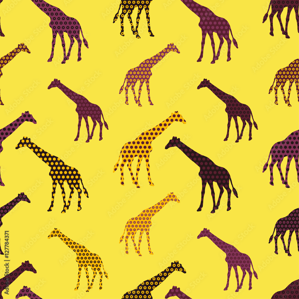 SHOP Sandy Giraffe Animal Print Removable Fabric Wallpaper Online  Olive  et Oriel