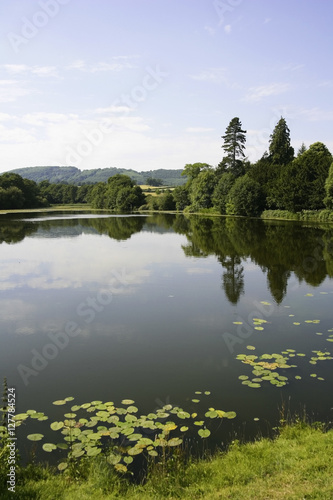 house and grounds  estate of witley court stately home uk