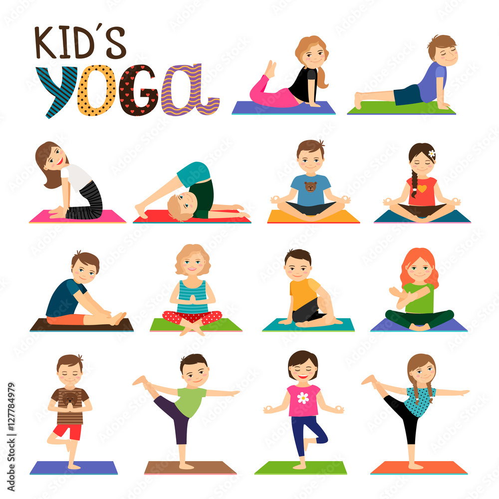 Yoga Cards for Kids: Yoga Poses Posters and Journal