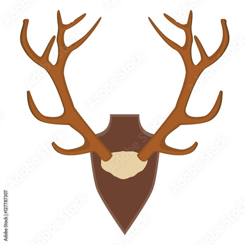 Deer horn vector