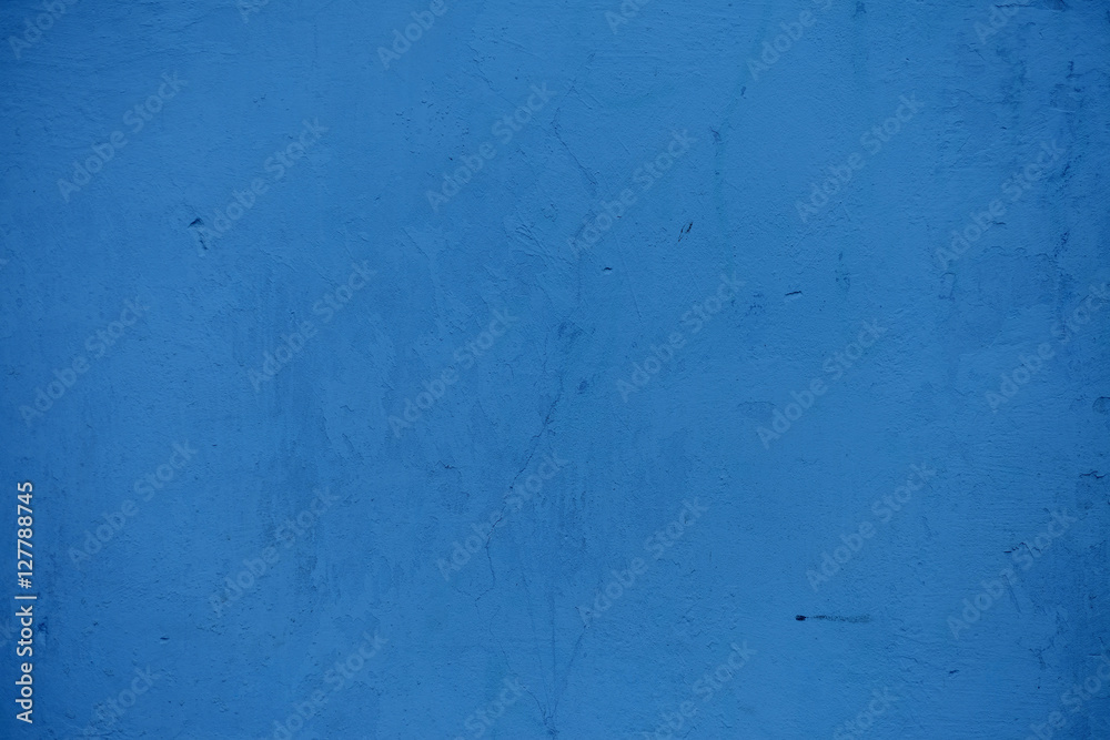 Obraz premium Textures on the blue wall, for background.