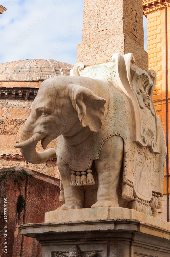 Roma Elefantino Piazza della Minerva
