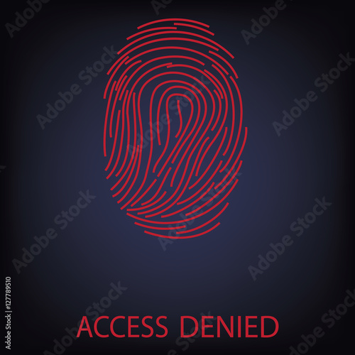 Access denied fingerprint