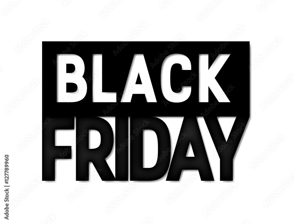 Black friday sale design template. Vector banner illustration, full black with soft shadow. Black friday sale design template. Vector banner illustration, full black with soft shadow.