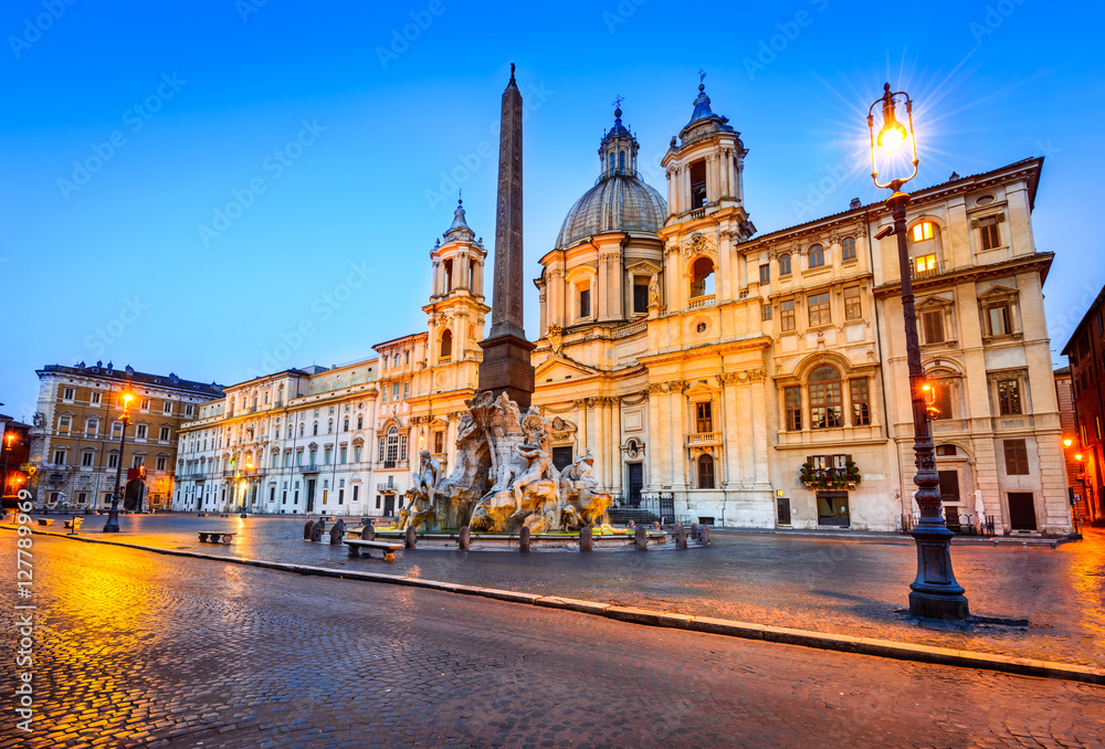 Rome, Italy - Piazza Navona square