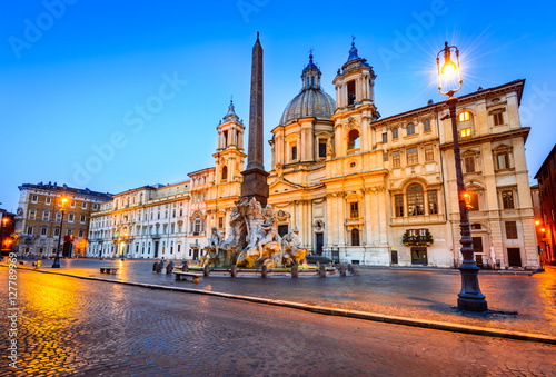 Rome, Italy - Piazza Navona square © ecstk22