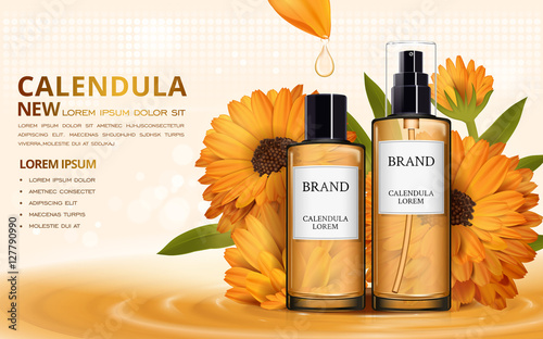 Calendula skin toner ads