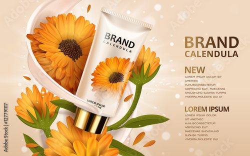 Calendula hand cream ads