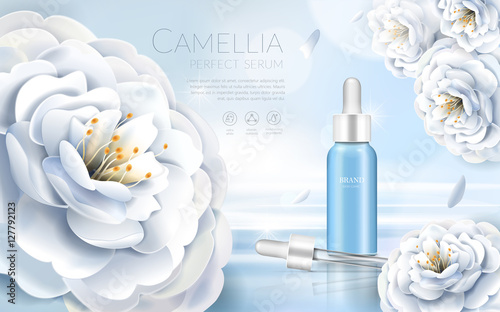 Fotografia Camellia cosmetic ads