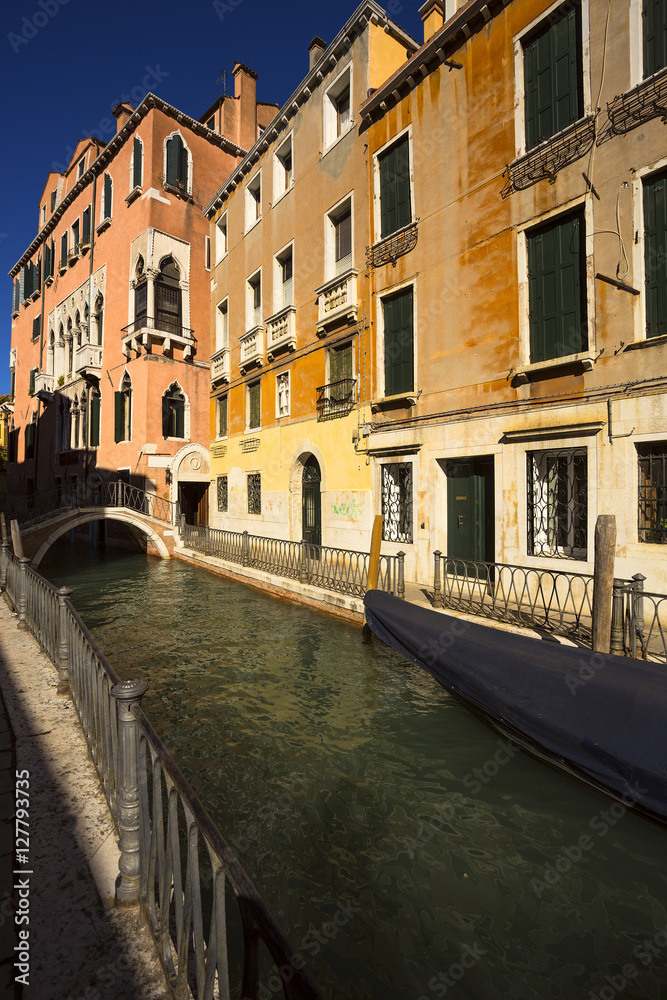 Channel street in Venice, Italy