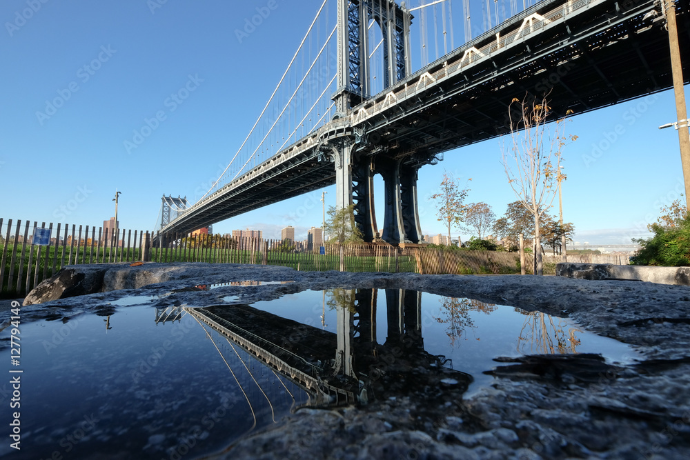Fototapeta premium Le Pont de Manhattan