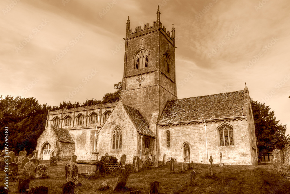 St Michael Church North East Facade HDR Sepia Tone St Michael Church North East Facade HDR Sepia Tone