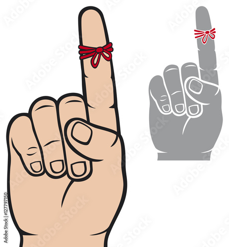 string around the finger reminder