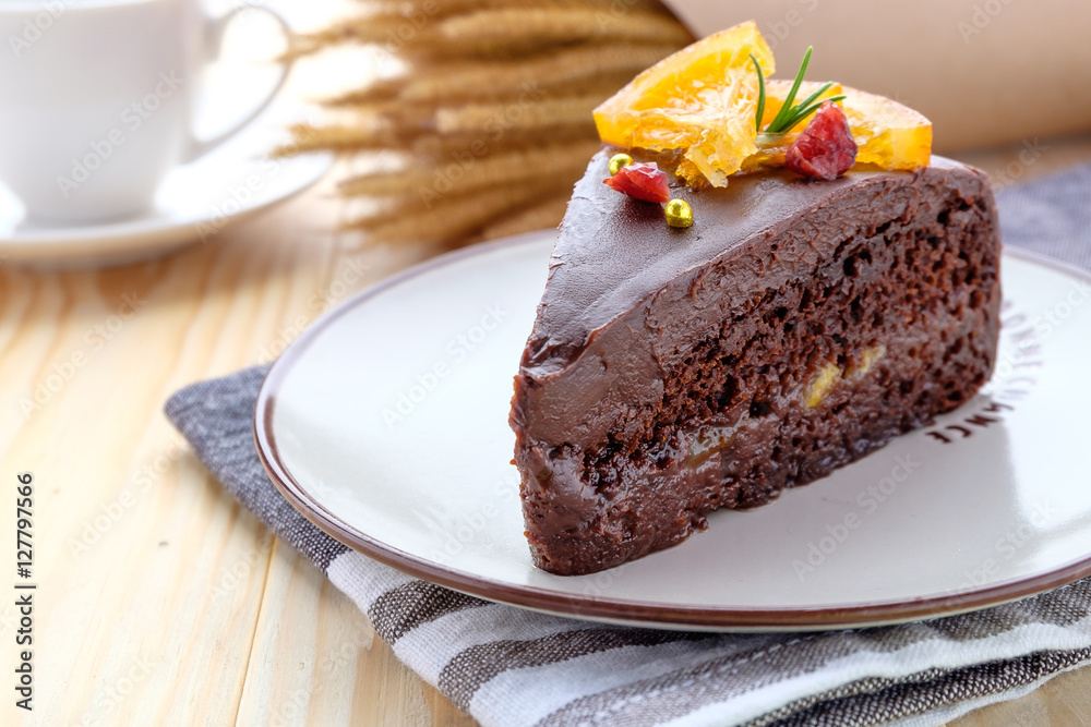 Delicious chocolate cake Delicious chocolate cake