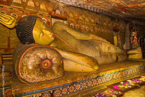 Reclining Buddha, Dambulla, Sri Lanka