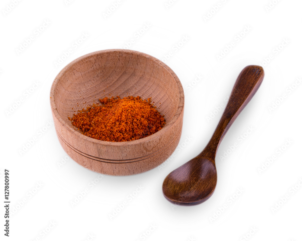 curry powder in a bowl on the white curry powder in a bowl on the white