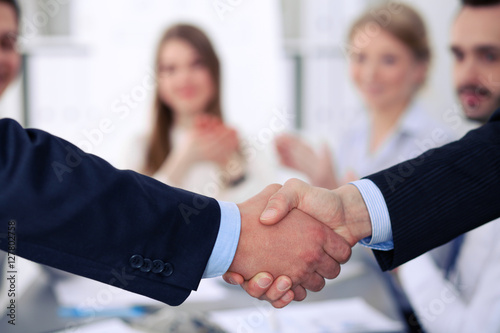 Business handshake