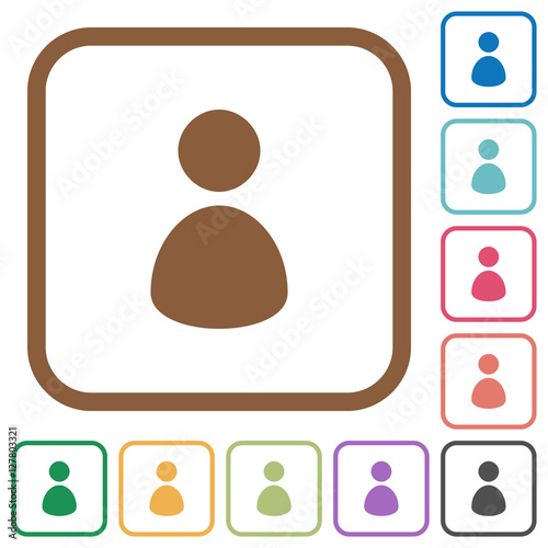 User simple icons