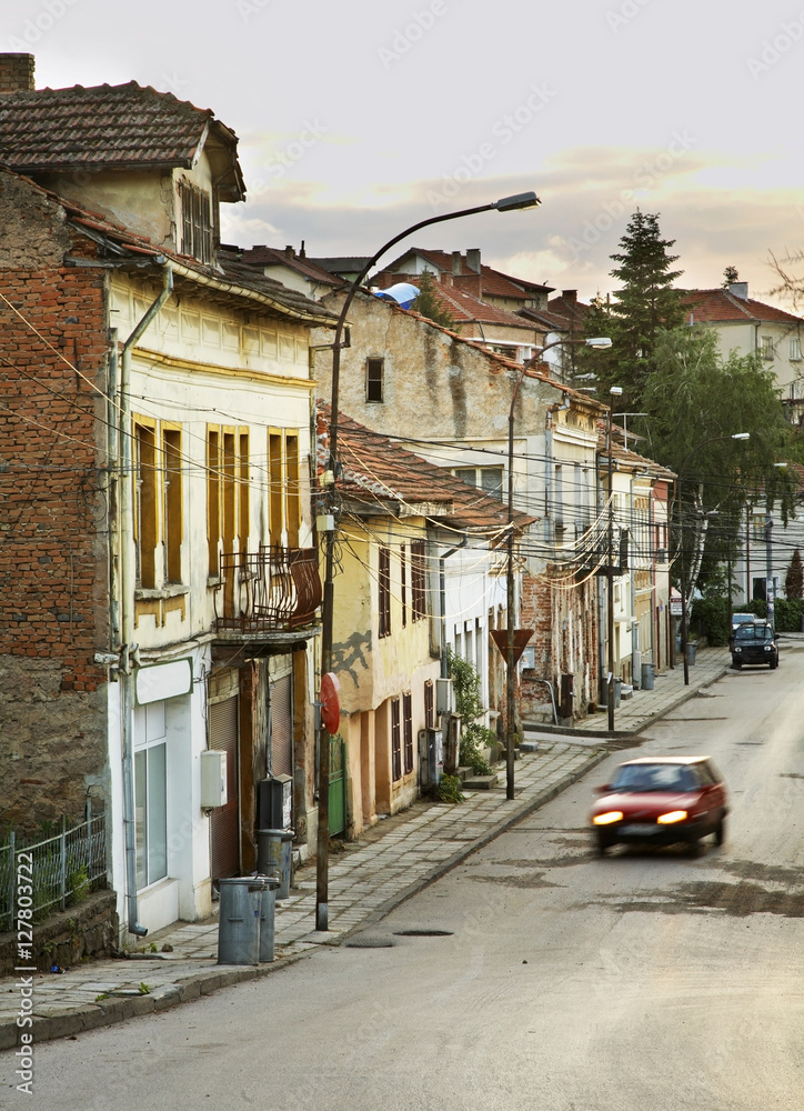Old street in Belogradchik. Bulgaria 