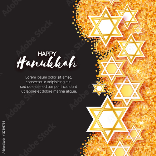 Magen David stars. Papercraft jewish holiday simbol