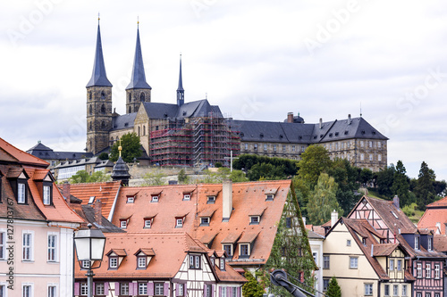Bamberg with monastery Sankt Michael