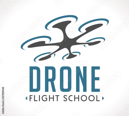 Logo - drone flying school

