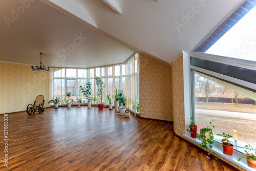 Luxury light interior of sitting room