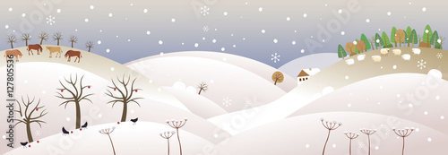 Winter panorama