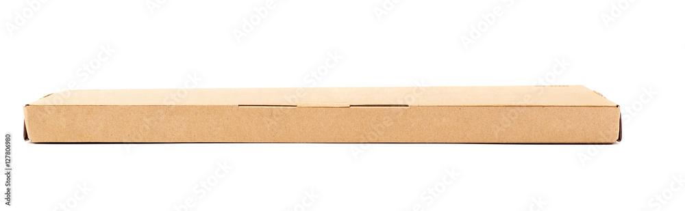 Cardboard box isolated over white background Cardboard box isolated over white background