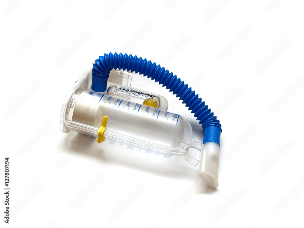 spirometer on a white background spirometer on a white background