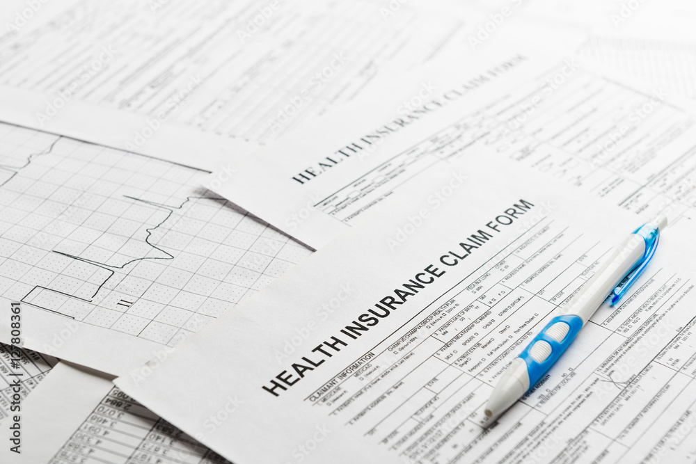 health insurance form, paperwork and questionnaire for insurance health insurance form, paperwork and questionnaire for insurance
