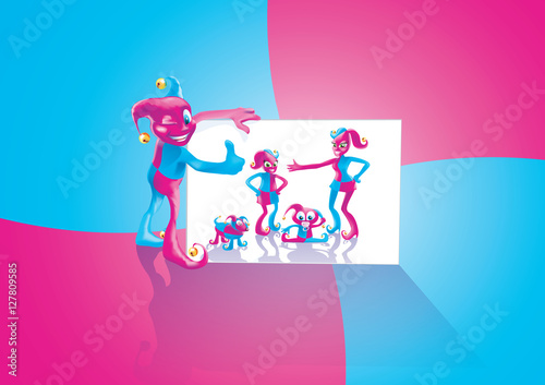 Mascotte Famille